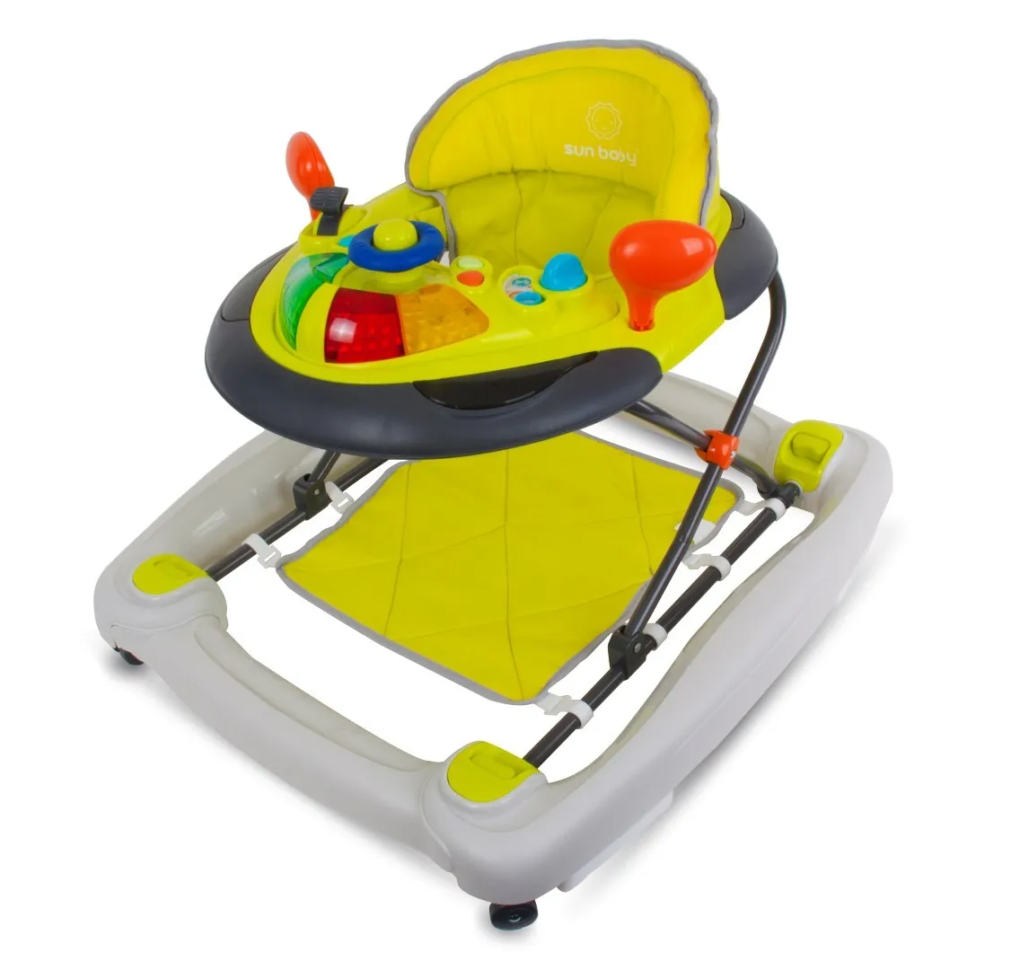 Sun Baby dječja hodalica Grand Prix žuto - siva - cover