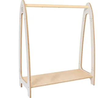 Stalak za odjeću za djecu - veliki bijeli - cover
