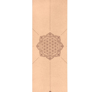 Bodhi Yoga Bodhi PHOENIX prostirka za jogu od plute FLOWER OF LIFE 185 x 66 cm x 4 mm - cover