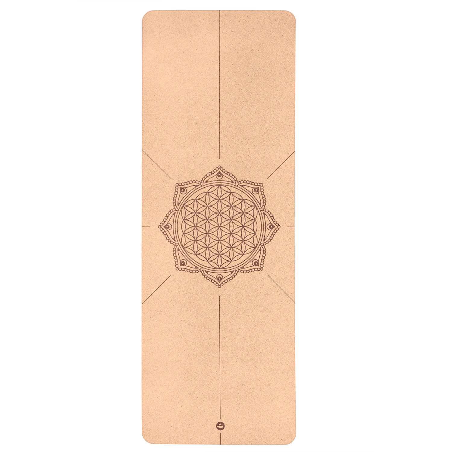 9170-7_632bdl-yoga-meditation-pilates-yogamatte-kork-blume-des-lebens-above-1