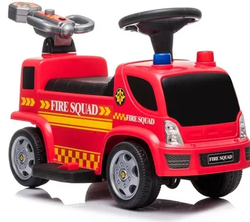 Vatrogasni kamion guralica na akumulator s topom za mjehuriće - cover