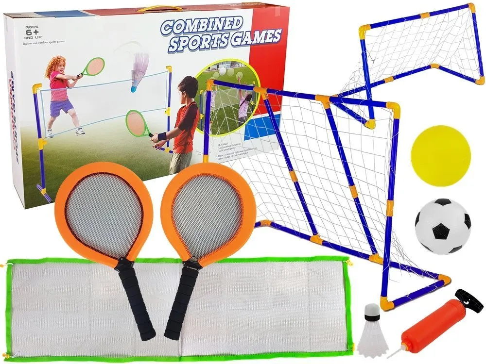 Set 3u1 za odbojku, badminton, nogomet - cover