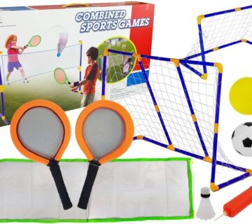Set 3u1 za odbojku, badminton, nogomet - cover