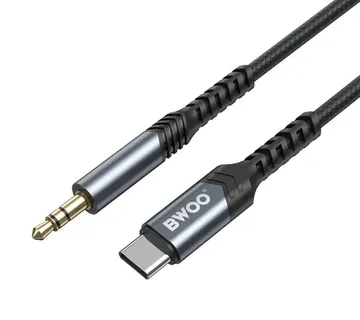 AUX kabel Type-C audio na 3,5 mm audio Lightning Max BWOO - cover