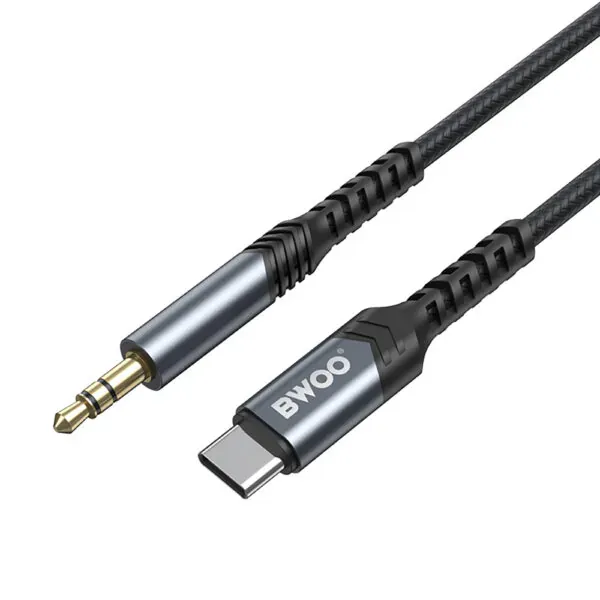 AUX kabel Type-C audio na 3,5 mm audio Lightning Max BWOO - cover