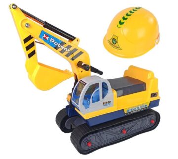 Dječja guralica Construction Rider - žuta - cover