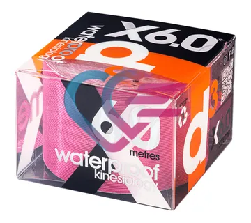 TRAKA KINEZIOLOŠKA 5cm x 6m, VODOOTPORNA, ROZA - cover