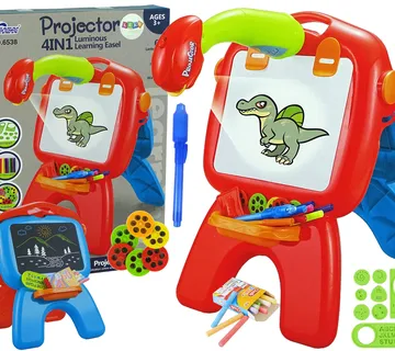 Dvostrana ploča Projektor crvena s dodacima - cover