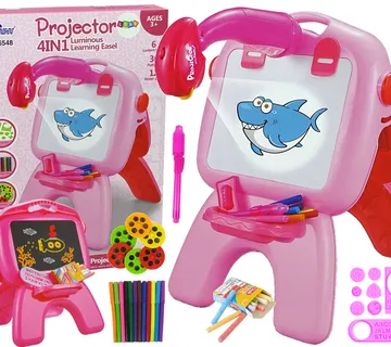 Dvostrana ploča Projektor roza s dodacima - cover