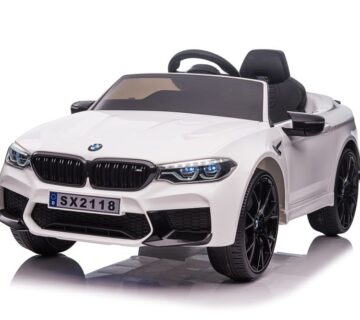 Licencirani auto na akumulator BMW M5 - bijeli - cover