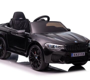 Licencirani auto na akumulator BMW M5 DRIFT - crni/lakirani - cover