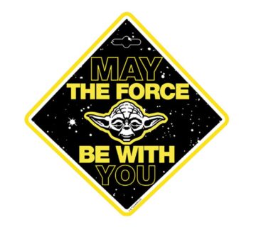 Znak Baby on board Yoda - cover
