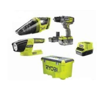 Komplet električnog alata Ryobi R18PDBL-252V - cover