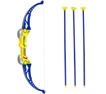 Set za gađanje sa zaštitnim naočalama žuto - plavi - cover