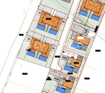 Istra, Vodnjan, projekt građevinskog zemljišta za 8 villa - 8200m2, pogled Brijuni - cover