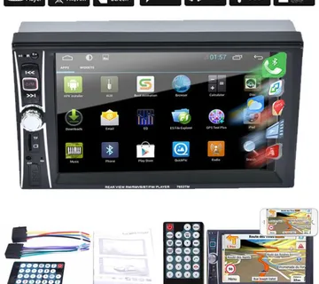 2 din Auto radio AUX, MP3, USB,SD kartica, Bluetooth + daljinski - cover