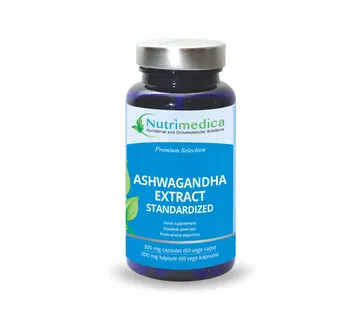 Ashwagandha kapsule ekstrakt 345 mg (2,5% withanolida) x 60 vcaps - cover