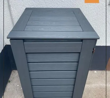 Drvena kutija za kantu za otpad-120/240L | Ručno rađena - cover