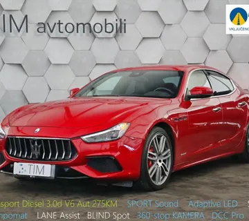 Maserati Ghibli Diesel 3.0d V6 Aut 275KS Adapt.LED RADARtemp - cover