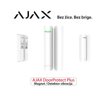 AJAX DOORPROTECTPLUS – BEŽIČNI MAGNET I DETEKTOR VIBRACIJA - cover