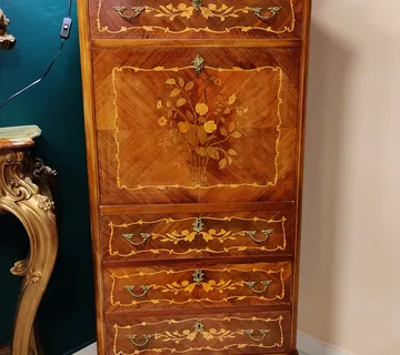 Vitrina sa floralnom intarzijom - cover