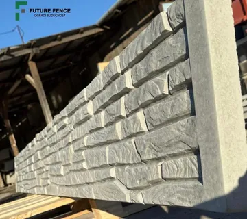 Moderni betonski parapet sa kamenom imitacijom – 2D/3D dizajn - cover