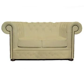 Chesterfield Dvosjed First Class Leather | 2-sjedišta | Vanilla - cover