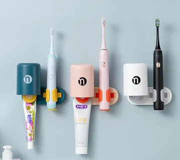 Zidni držač električne četkice i paste za zube - cover