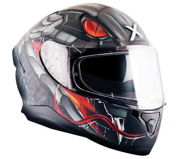 Kaciga AXOR APEX VENOMOUS mat crno/siva - cover