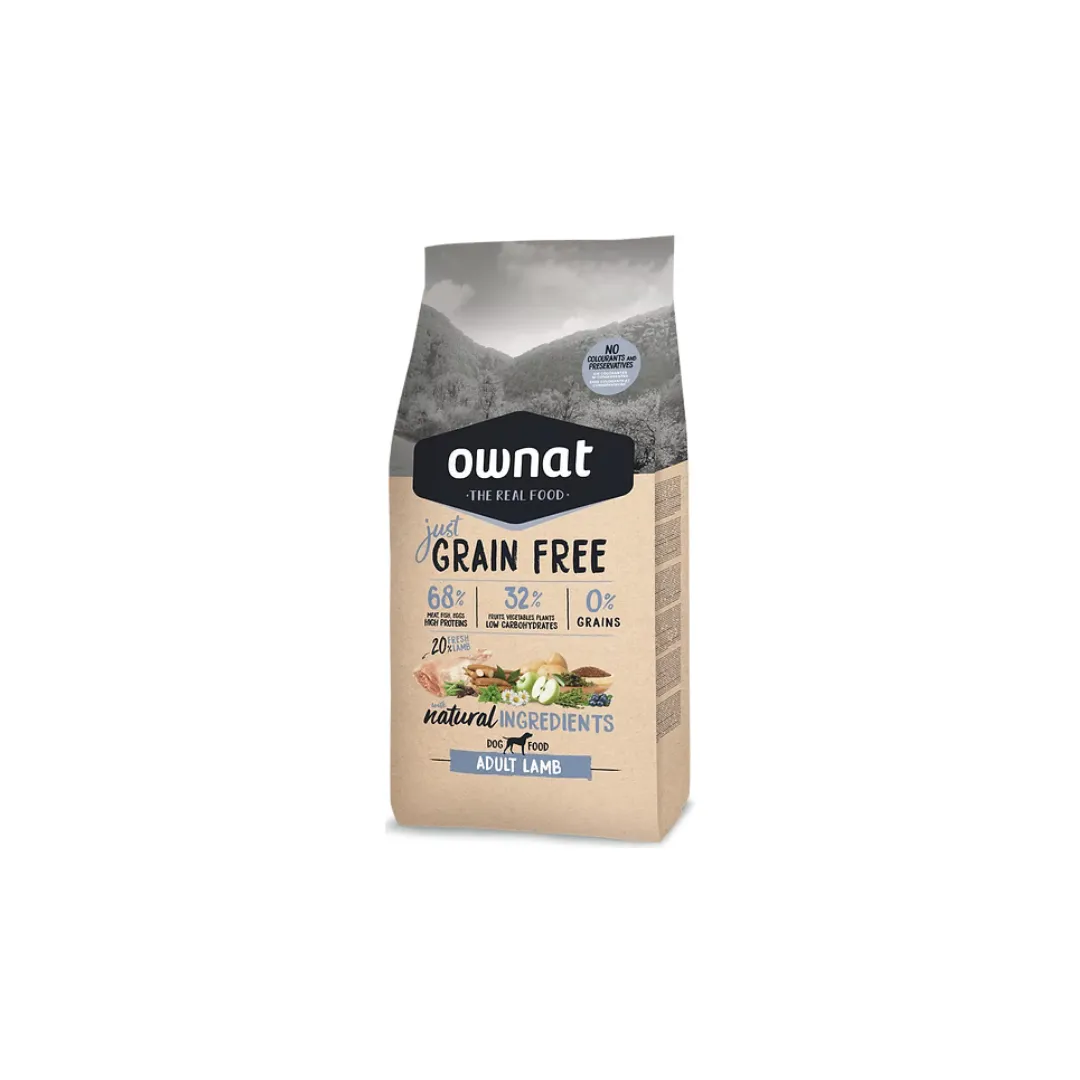 Ownat lamb grain free 14 kg - cover