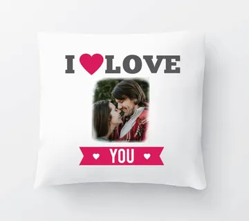 Jastučić I LOVE YOU - cover