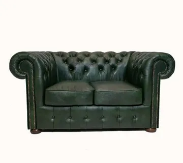 Chesterfield Dvosjed Class Leather | 2-sjedišta | Cloudy Green - cover
