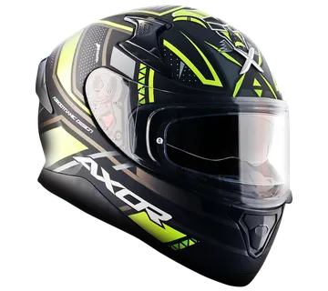 Kaciga AXOR APEX TIKI mat crno/neon žuta - cover