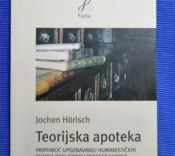 Jochen Hörisch – Teorijska apoteka - cover