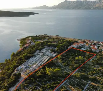 GRAÐEVINSKO ZEMLJIŠTE (8 183 m2), POGLED NA MORE, PUNTA, POVLJA, OTOK - cover