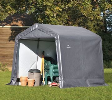 Garaža/spremište 5,76 m² - 2,4 x 2,4 x 2,4 m - SIVA - cover