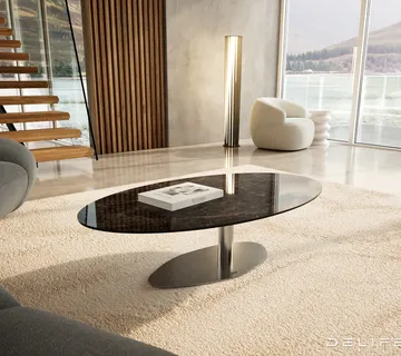 Klub stolić Edge 140x80cm, Materijal: Keramika Laminam Extra Lucidato - cover