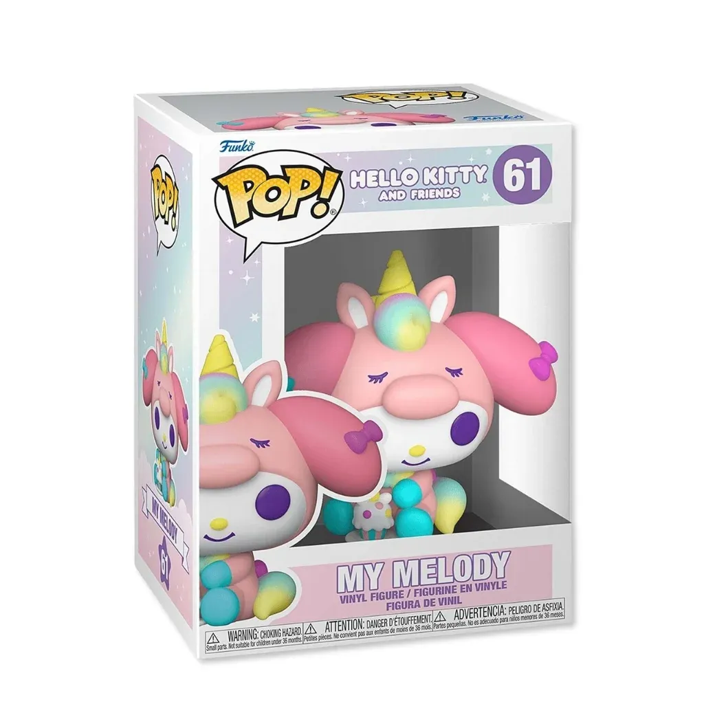 Funko Pop! Sanrio: Hello Kitty – My Melody (Unicorn Party) #61 - cover