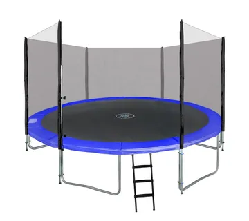 Trampolin 12FT 366cm - plavi - cover