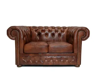 Chesterfield Dvosjed First Class Leather | 2-sjedišta | Cloudy Brown - cover