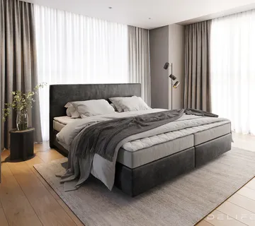 Box spring krevet Dream-Well s madracem i nadmadracem - cover