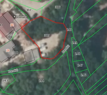Kostrena Randići teren 415 m2 - cover