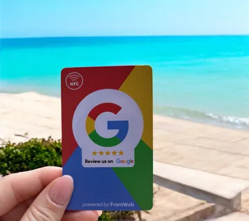 PERSONALIZIRANA Google NFC Review kartica za recenzije - cover