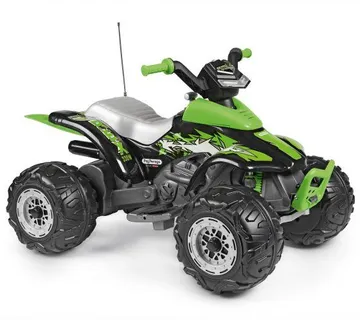 Peg Perego Corral Quad na akumulator T-Rex Green 300w - cover