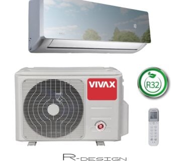 VIVAX KLIMA COOL R DESIGN ACP-12CH35AERI+ SILVER MIRROR 3,81KW - cover