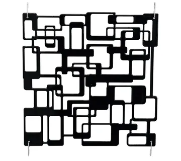 EUROPALMS Room divider labyrinth black 4x - cover