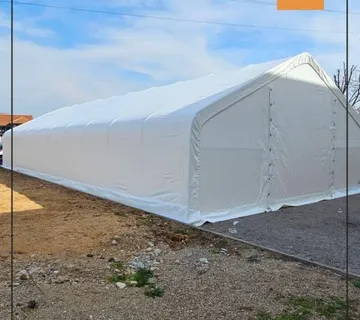 Montažna hala / montažni šator 9.15x12m 4,5m (V) 110m2 DOSTUPNO ODMAH - cover