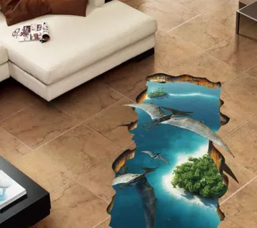 3D wall sticker Pterosauri dimenzije 90x60 cm - cover