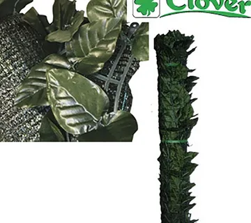 Ograda od umjetnog lišća "LOVOR" zelena sa mrežom 1.5×3.0m - cover