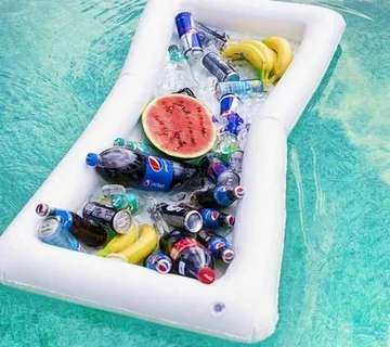 Prijenosni Mini bar za jelo i piće na napuhavanje - cover